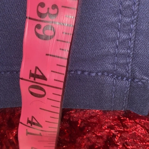 Stradivarius dark blue women’s  denim stretchy jeans Sz 44 - Picture 12 of 14